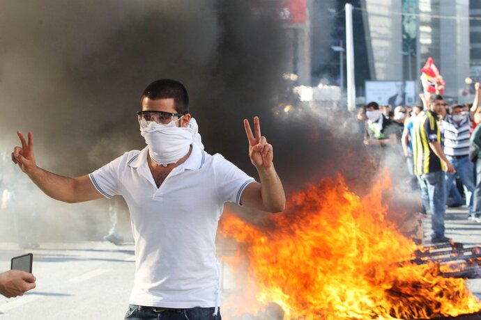 Поліція Туреччини затримала майже 1000 учасників акції протесту (28 фото)