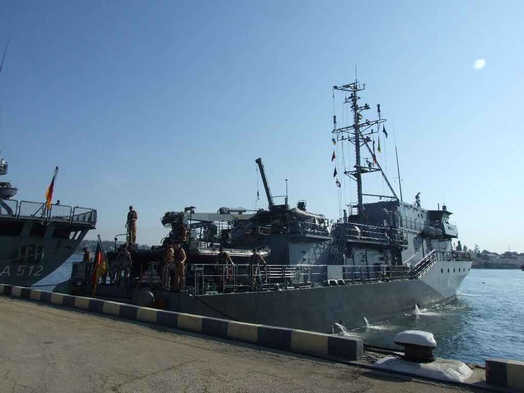 Эксклюзивные фото кораблей противоминной группы НАТО (SNMCMG2) в Севастополе